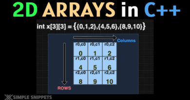 2d arrays in c++ programming